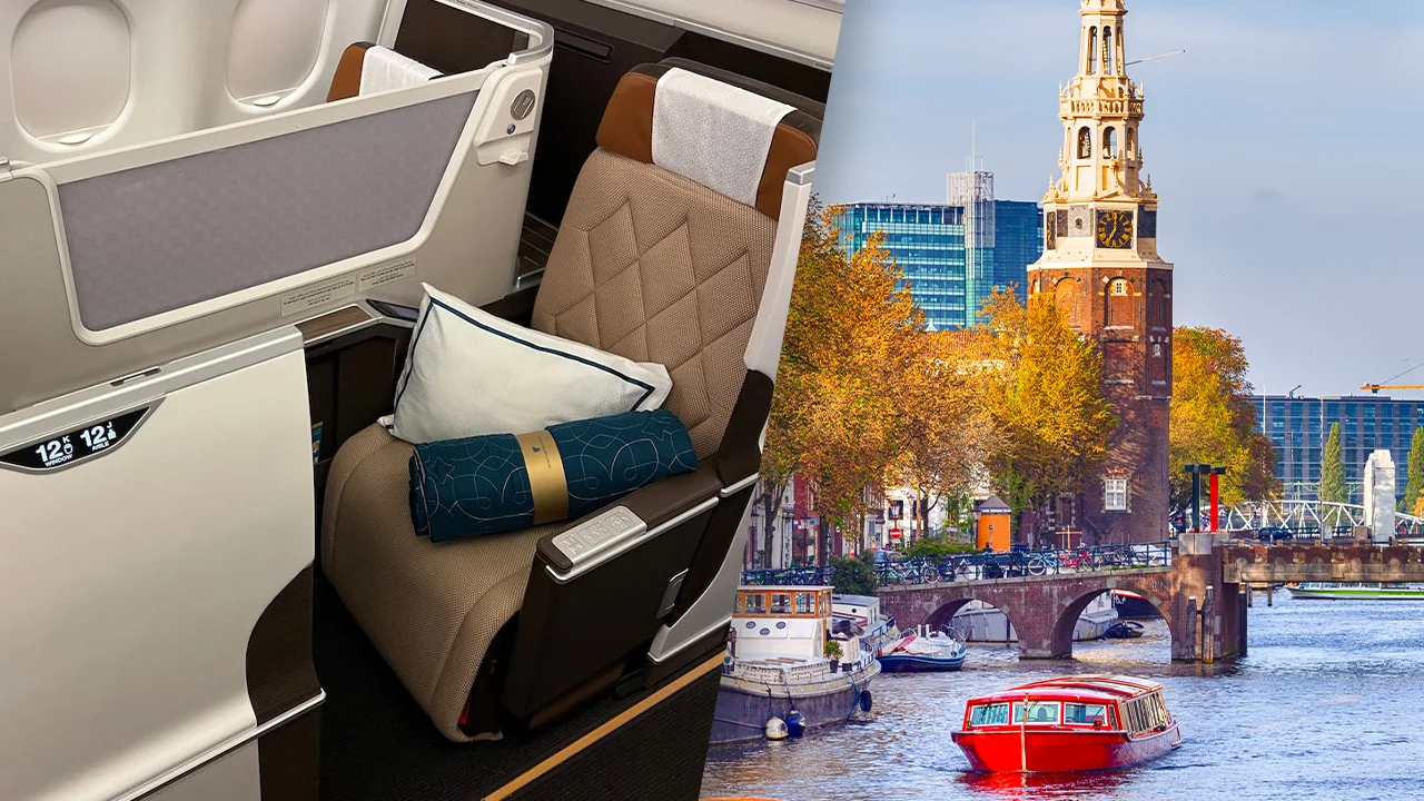 Oman Air Business Class to Amsterdam from 59,840 THB