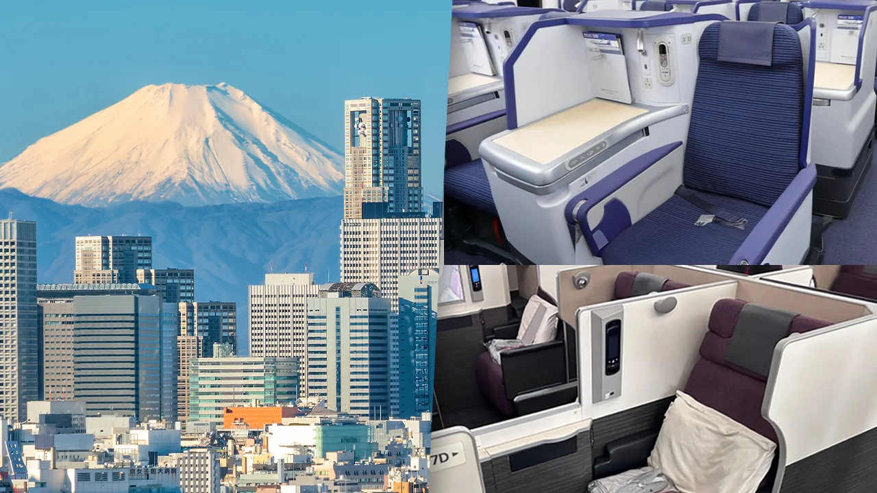 ชั้นธุรกิจไปโตเกียว ANA &amp; JAL เริ่ม 45,710 จองถึง 9 มี.ค. 69