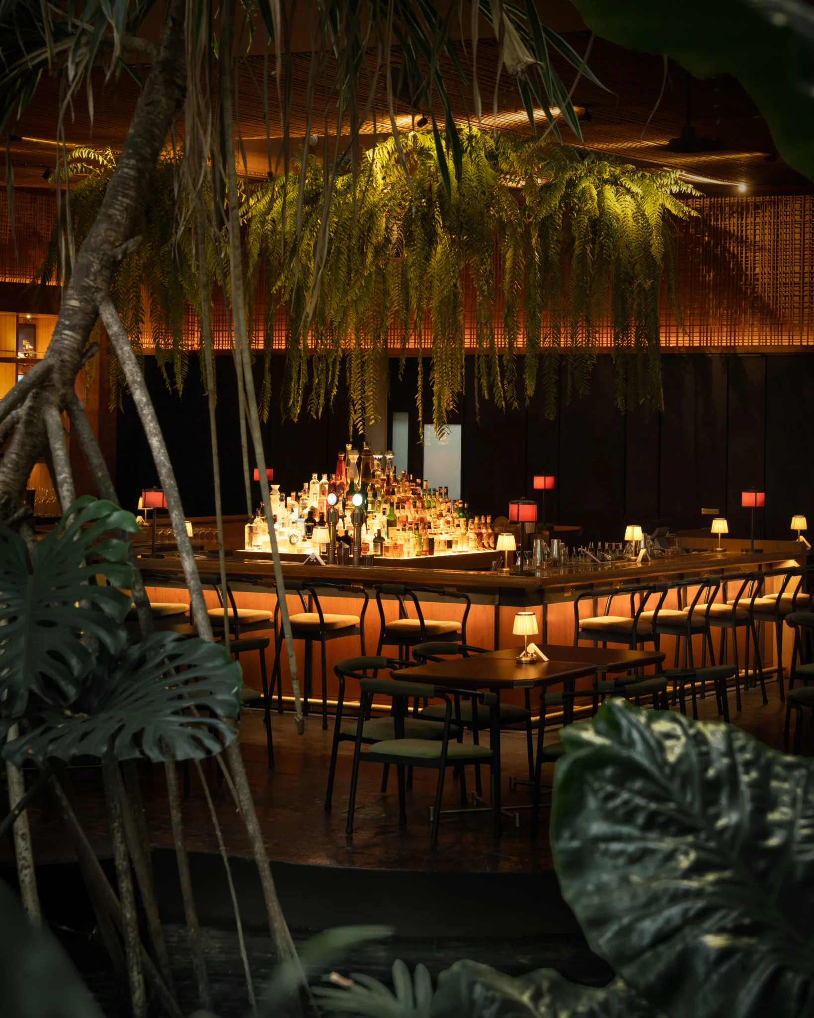 Elegant interior design at Dry Wave Cocktail Studio luxury cocktail bar