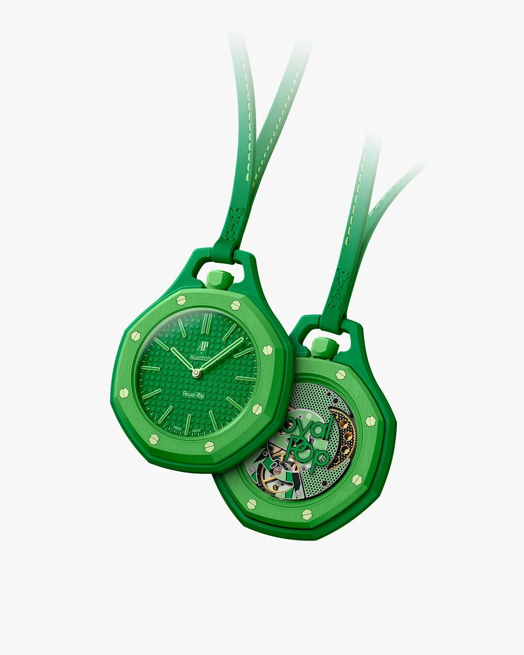 Royal Oak dial design on 8 colors of Bioceramic pocket watch
