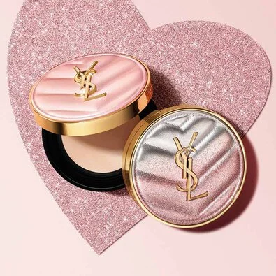 คุชชัน YSL Touche &Eacute;clat Glow-Pact ตลับชมพูงานผิวฉ่ำโกลว์
