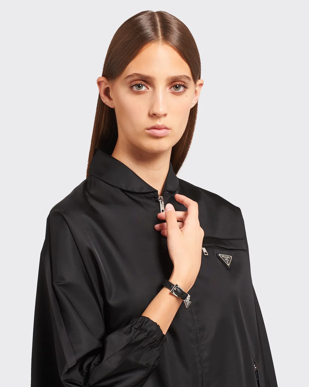 Prada Saffiano leather bracelet