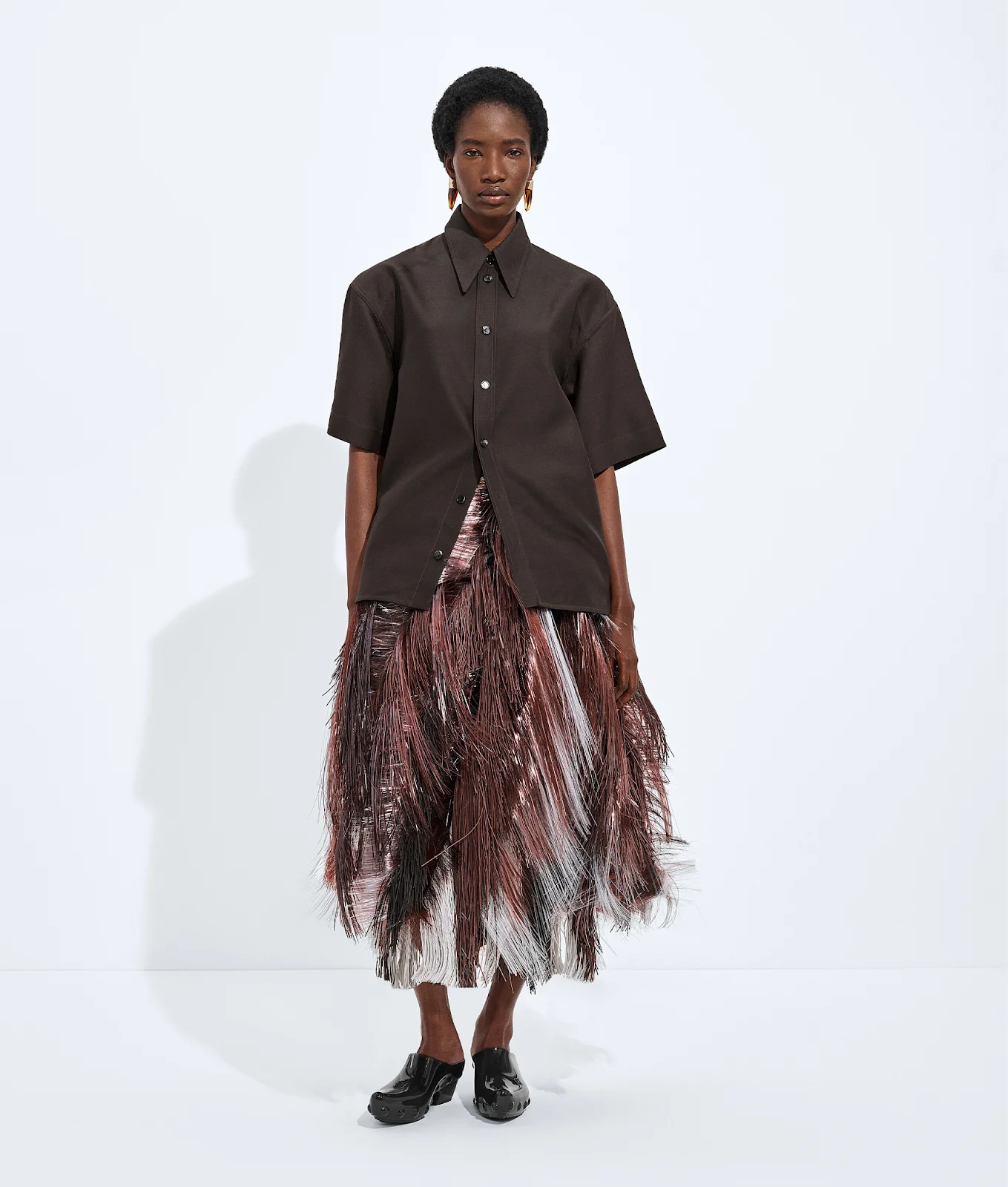 กระโปรงหนัง Bottega Veneta