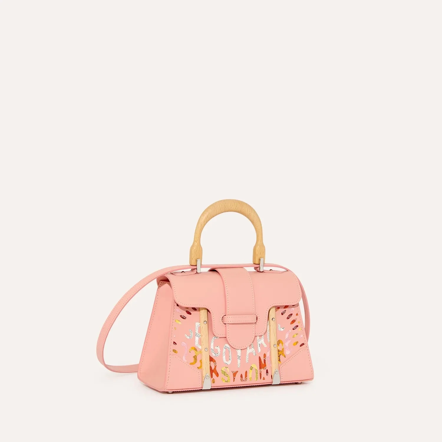 Sa&iuml;gon Structur&eacute; Mini bag marquetry