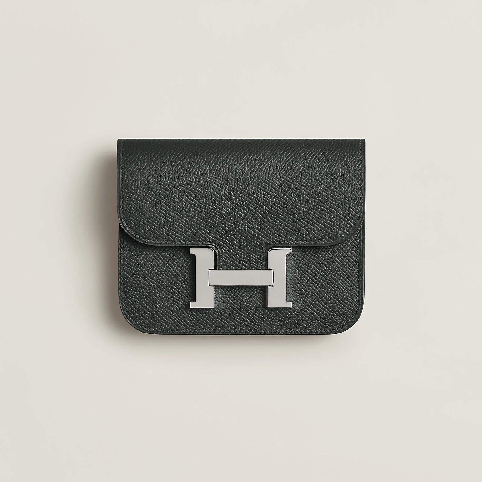 กระเป๋าสตางค์ Herm&egrave;s Roulis Slim อะไหล่ห่วงโซ่สุดคลาสสิก