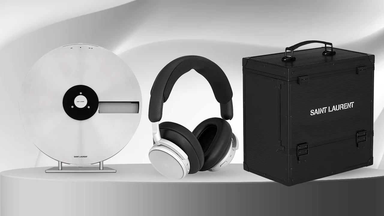 YSL RIVE DROITE Luxury Audio เครื่องเล่นแผ่นเสียง หูฟังหรู