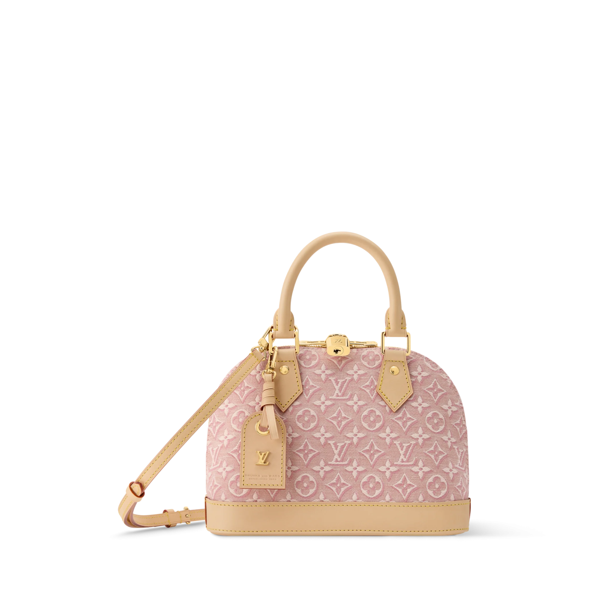 Iconic Louis Vuitton Alma BB and Nano Speedy bags in new colors