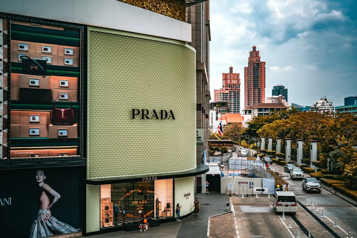 Prada Group fashion event highlighting their revenue surge in 2025