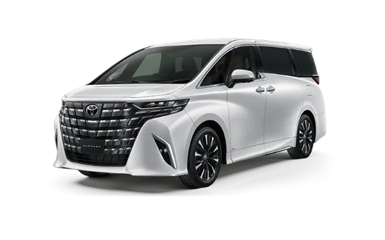 มุมมองด้านข้าง Toyota Alphard HEV Smart E-Four ราคาใหม่เริ่มต้น 3,590,000 บาท